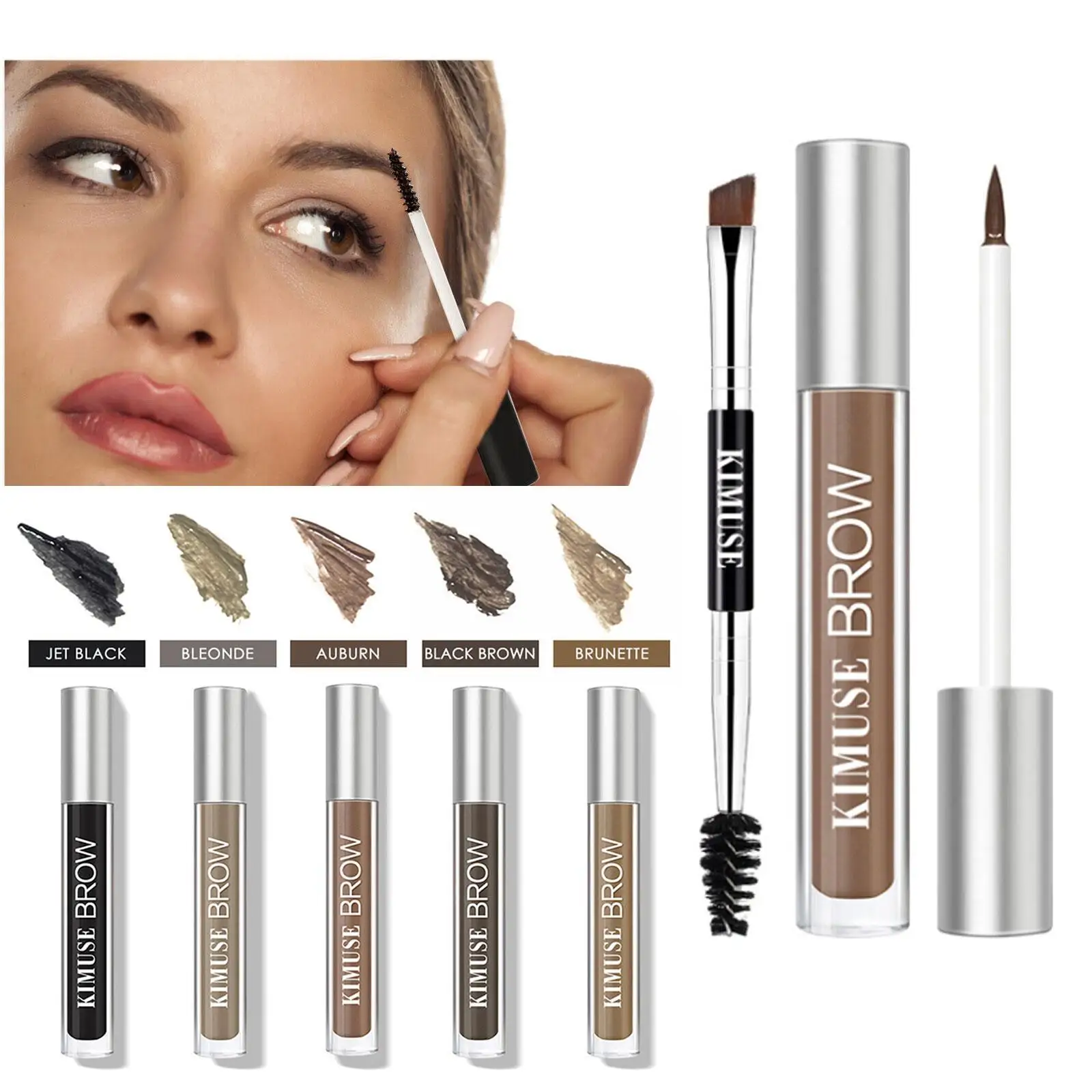 

Eyebrow Gel Cream Waterproof Eyebrow Pencil Shadow Pen Makeup Eyebrow Tint Long Cosmetic Eyebrow Makeup Eye Lasting Cosmeti Y0H6