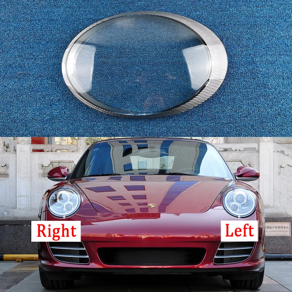 

Auto Case Headlamp Caps Headlight Cover Lampshade Lampcover Head Lamp Light Covers Lens Shell For Porsche 911 997 2005~2011