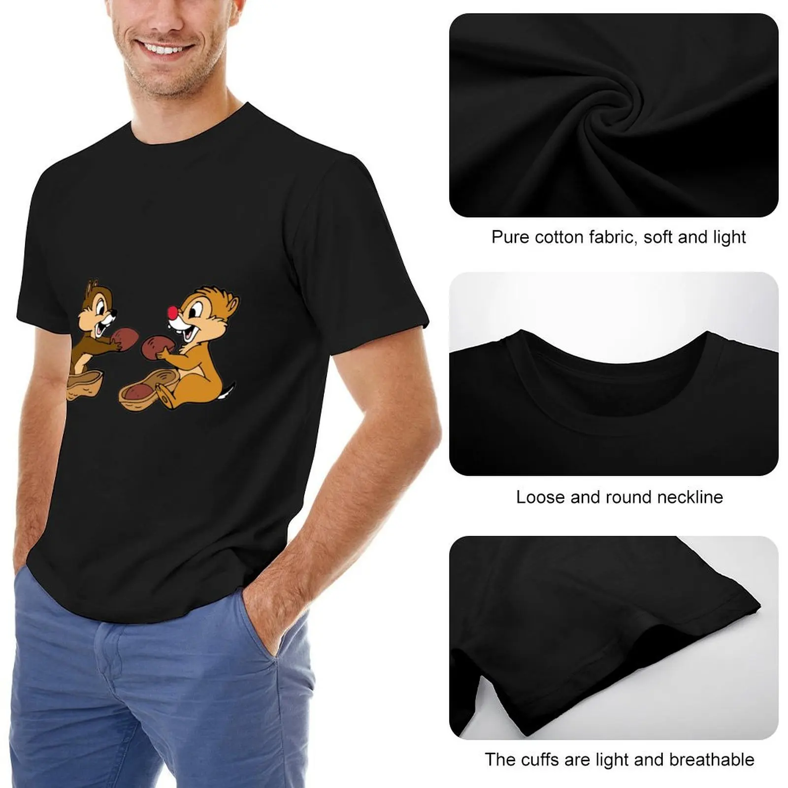 Футболка с арахисом Chip n Dale