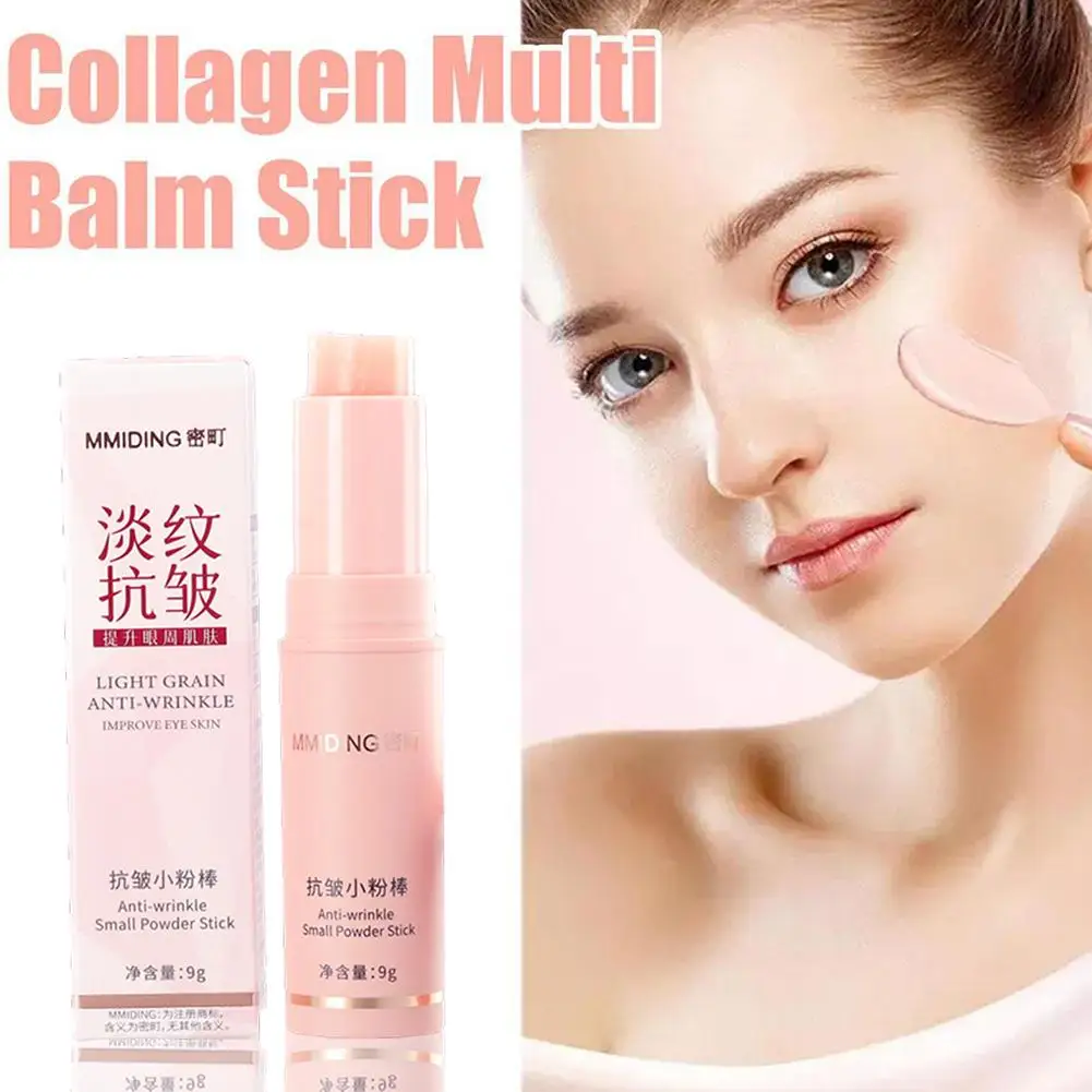 

Collagen Moisturizing Multi Balm Brighten Dull Multi Balm Stick Wrinkle Bounce Anti-Wrinkle Skin Tone Cream Korean Cosmetics 9g