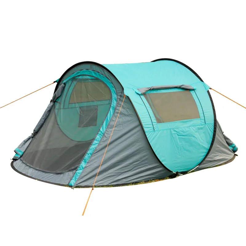 Двухслойная самораскладывающаяся палатка для пляжа и отдыха на открытом воздухе