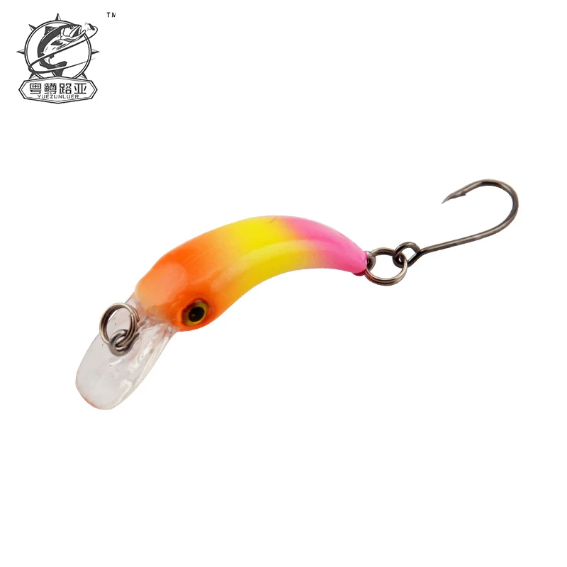 

1Pcs Mini Floating Minnow Fishing Lure 40mm 1.4g Artificial Hard Bait Swimbait Crankbait Wobbler Trout Pike Bass Fishing Tackle