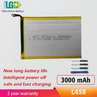 ugb new for hzt2879112 l458 tablet battery learning machine battery 5 wire socket 3 7v 3000mah