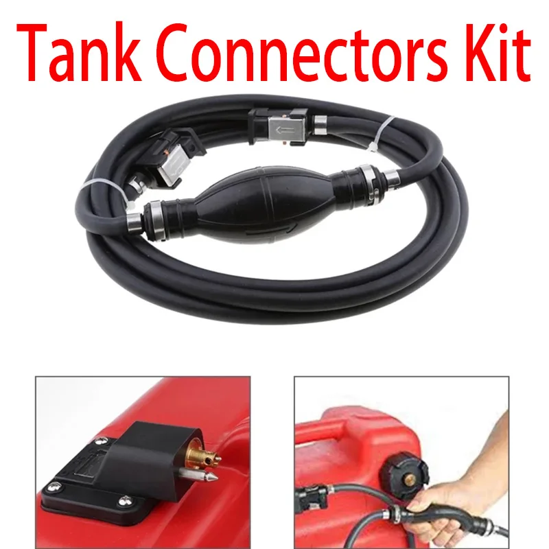 

Tank Connectors Kit Fuel Line Hose Outboard Boat Engine Petrol For Yamaha Motor