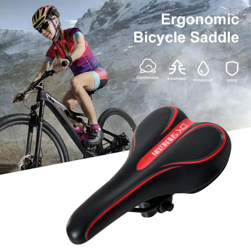 

Multiple Colors Soft Bike Seat Ergonomic Bicycle Saddle Bicycle Seat Cushion Mountain Bike Saddle Pu Comfortable Cushion Cover