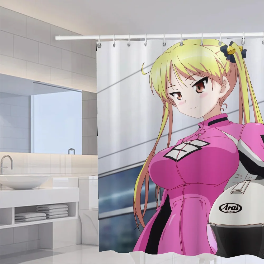 Современная полосатая занавеска для душа B-BakuonS водонепроницаемая и устойчивая к