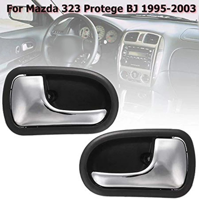 Передняя и задняя дверная ручка для Mazda 323 Protege BJ 1995 1996 1997 1998 1999 2000 2001 2002 2003