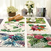 beautiful flower leaves table mat table decoration accessories placemats for table dining table decor kitchen accessories table