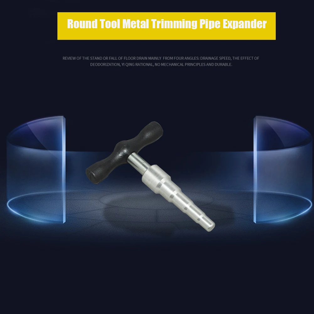 

T Type Sturdy Rounder Pipe Expander Manual Portable Metal Trimming Expansion Small Household Practical Iron Plastic Round Tool