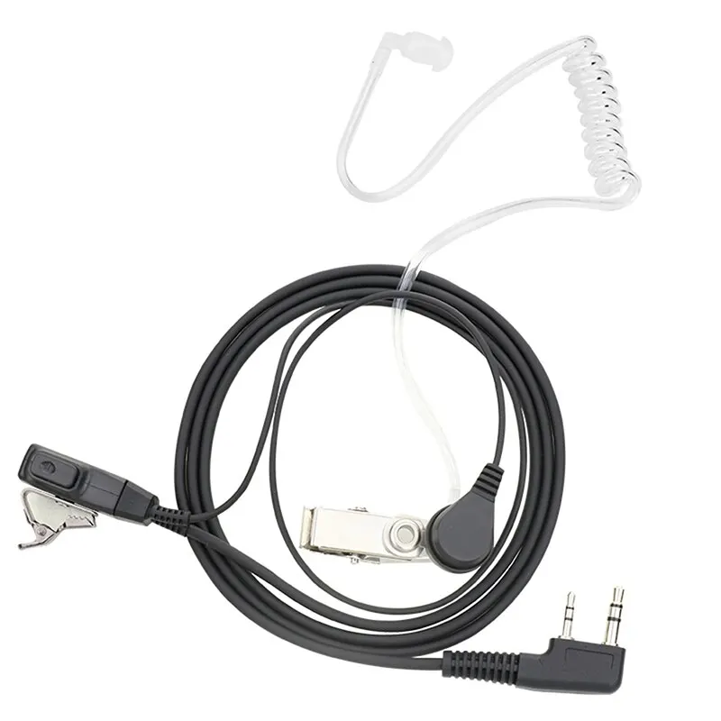

PTT Mic Earpiece Walkie Talkie Headset for Kenwood TK3107 For Baofeng UV-5R BF-888S GT-3TP GT-3 Portable Radio Walkie Talkie