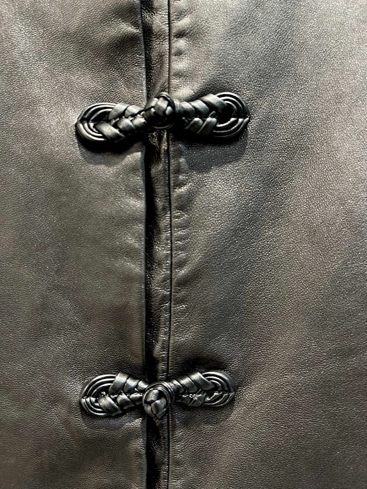 2022 All Seasons Traditional Sheepskin Vest Unique Design Chinese Style High Quality Sleeveless Single-breasted Tang Suit