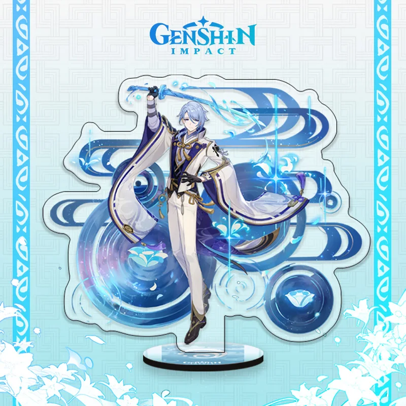 

New Genshin Impact Acrylic stand Kamisato Ayato Yelan Kuki Shinobu Game Peripheral Gift For Women Man and Anime lovers