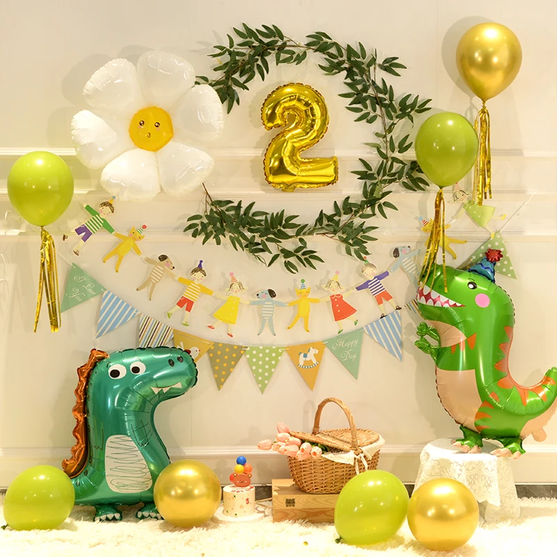Набор воздушных шаров в виде динозавра для вечеринки на день рождения