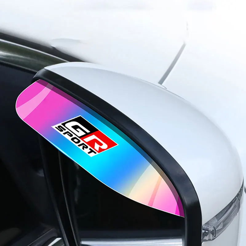 

Car Rearview Mirror Rain Eyebrow Rain Shield Cover For Toyota GR Sport Gazoo Racing Yaris86 Corolla Hilux Supra C-HR Accessories