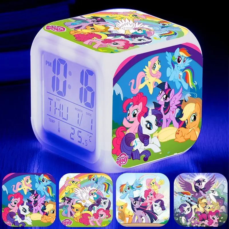 My Little Pony Fluttershy Twilight Sparkle студенческое общежитие светящийся будильник украшение