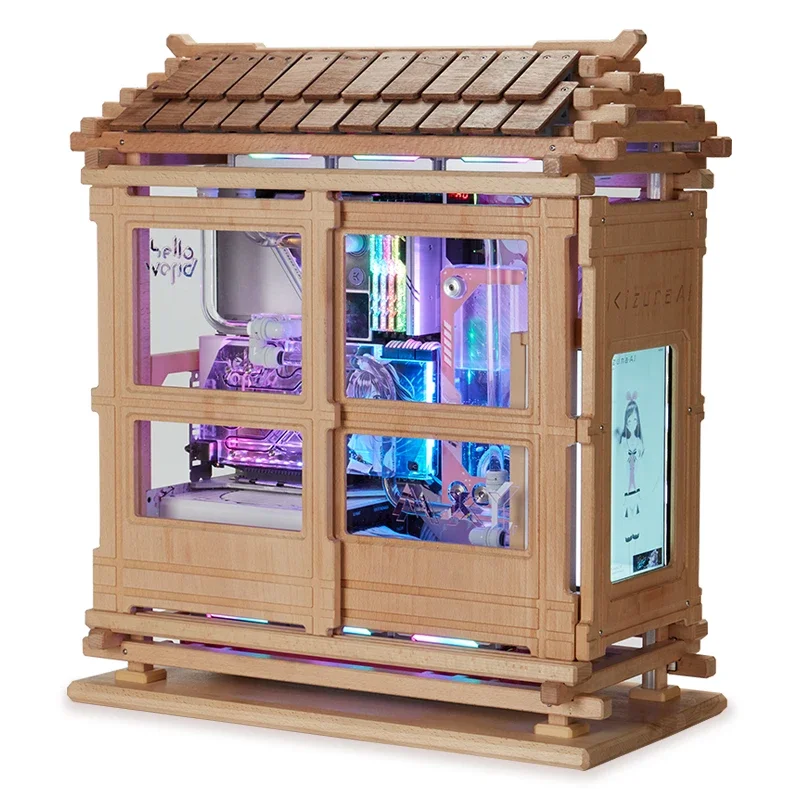 _/ASUS 4090 деревянный персонализированный компьютер с водяным охлаждением полный