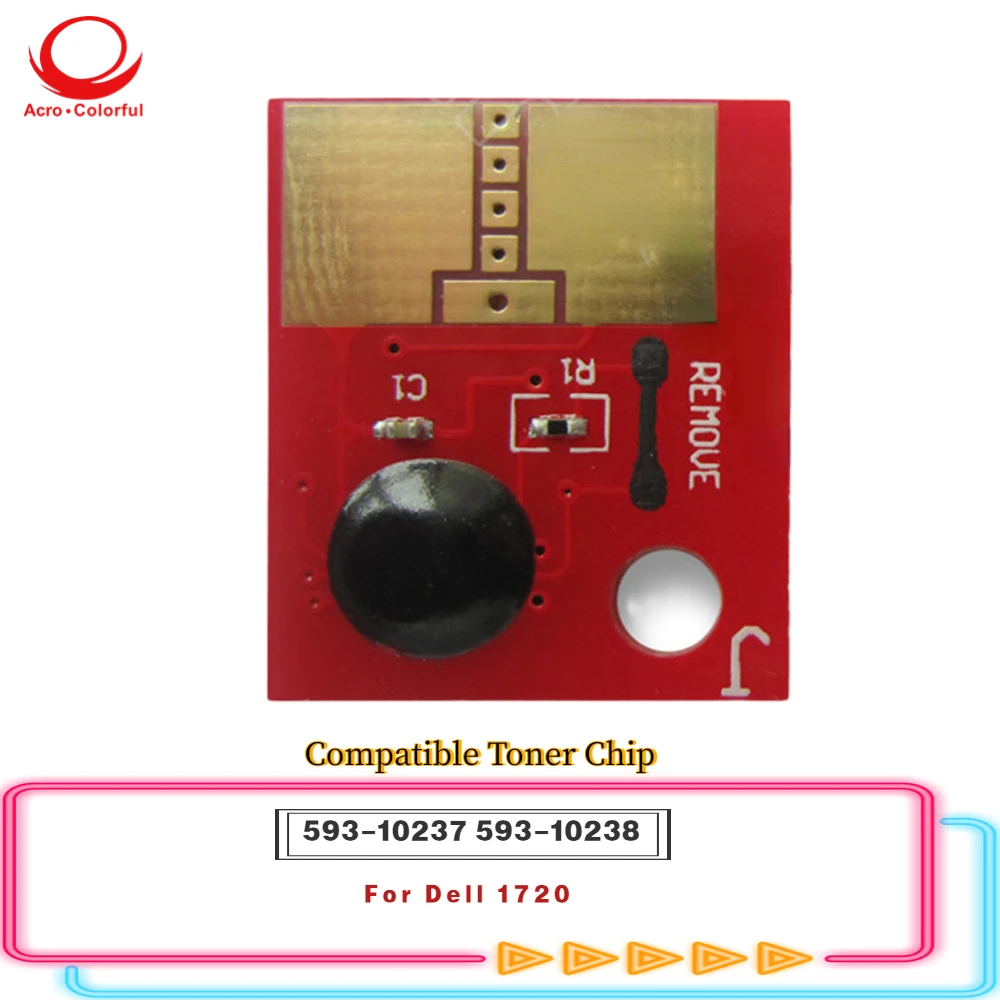 

Black Toner Chip Laser Printer Cartridge Chip Manufacturer for Dell 1720