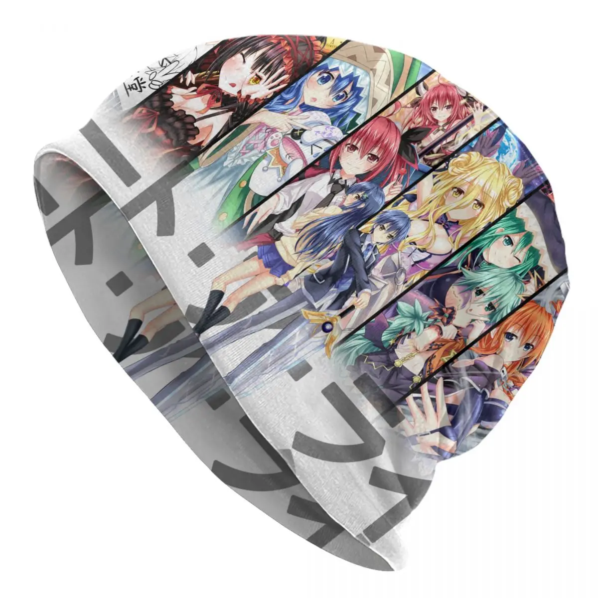 

Date A Live Winter Beanies Skullies Cute Anime Skullies Caps For Men Women Winter Warm Skullies Hat
