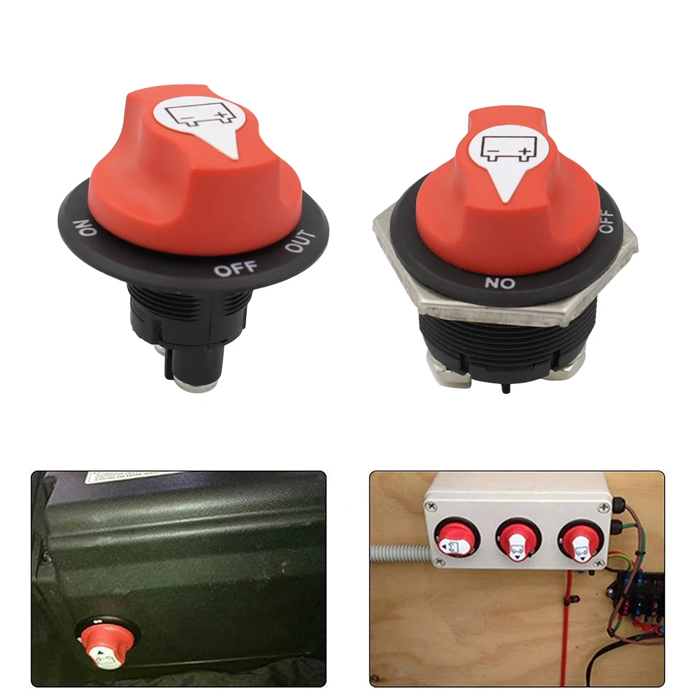 

50/200A Battery Isolator Disconnect Switch Power Cut Off Rotary Switch Car Accessories For Motorcycle Car Truck Boat RV ATV