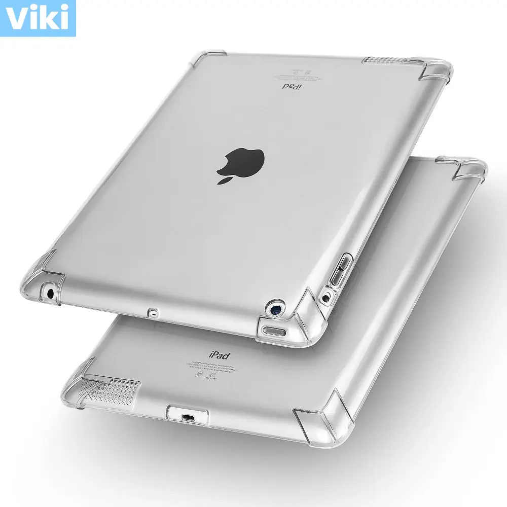 

Противоударный силиконовый чехол для Apple iPad 2 3 4 2th 3th 4th Generation 9,7 дюймов, гибкий бампер, прозрачный чехол, задняя крышка