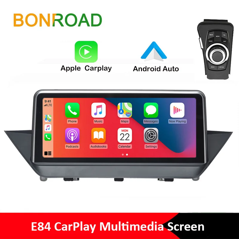 Bonroad 10.25&quot E84 Wireless Apple Carplay Car Multimedia Screen For BMW X1 2009 - 2015 iDrive Wired Android Auto Head Unit купить по