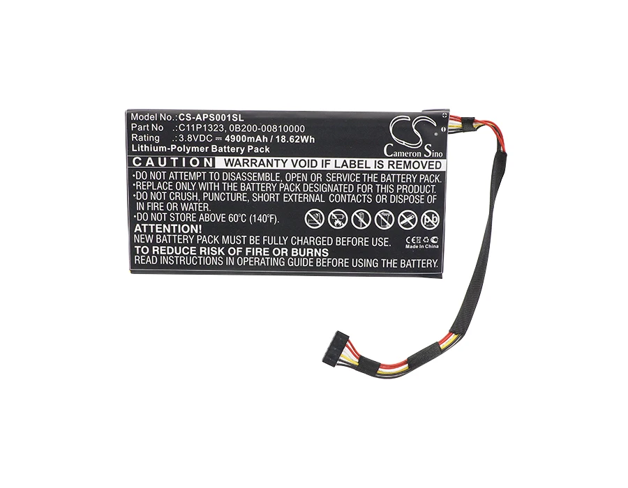 

Cameron Sino High Quality Battery C11P1323 for Asus P93L, P92L, PadFone S PF500KL, PF500K, please check the wires and connector