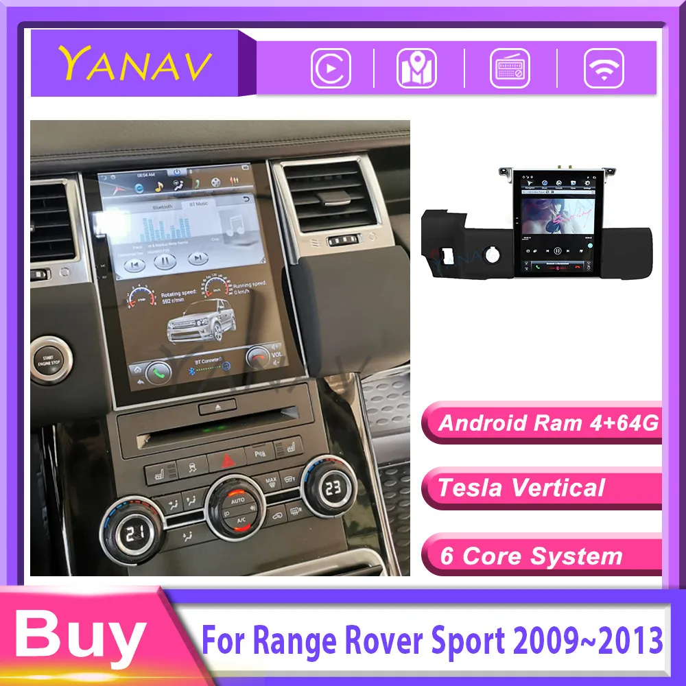 Штатив 2 din для Range Rover Sport L320 2009 ~ 2013 головное устройство стерео монитор в стиле
