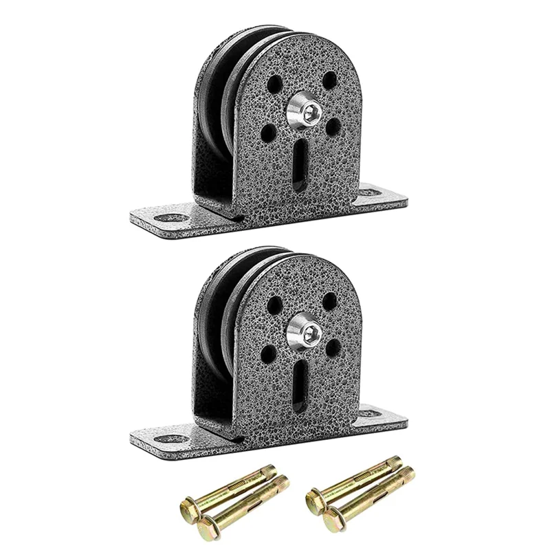 

2 PACK Fitness Bearing Pulley U-Grooved Silent Pulley for Lifting Workout DIY Equipment Gym Cable Home Gym Accessories