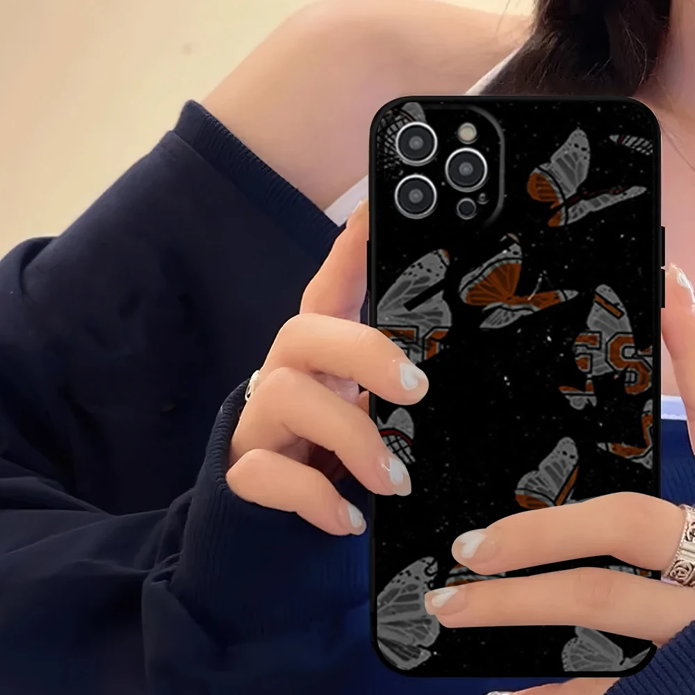 All For The Game F-AFTG Phone Case iPhone 16 11 12 13 14 15 Pro Max Plus Black Soft Shell