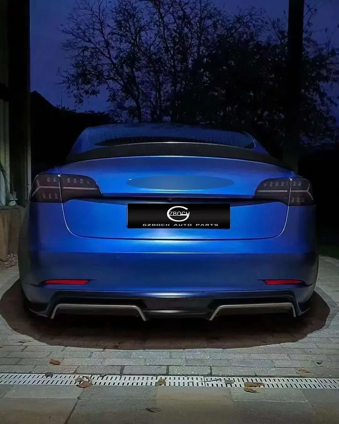 FORTesla модель 3 Оригинальный Автомобильный бампер Модернизированный до