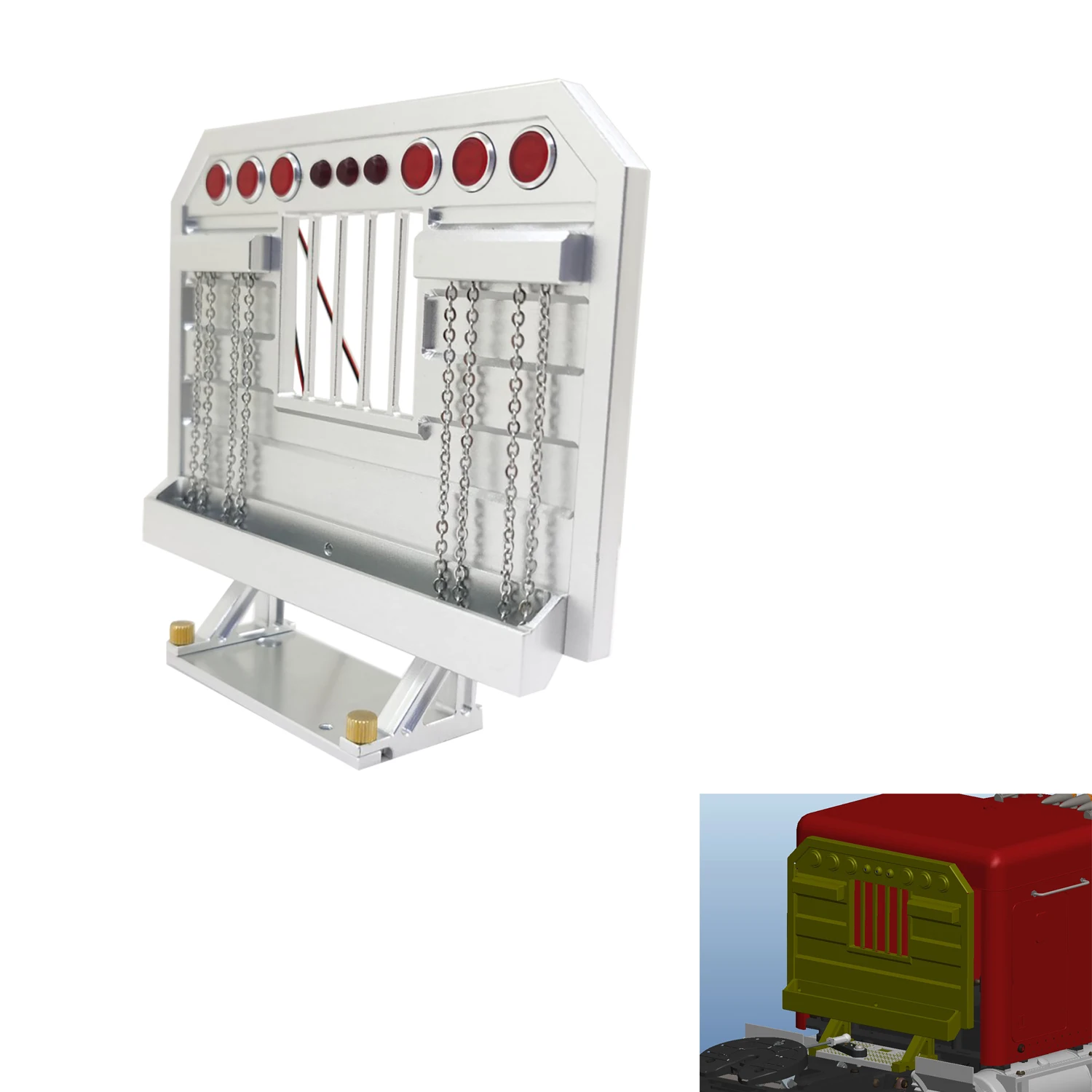 Стойка для оборудования 1/14 Tamiya 56301 King Hauler 56344 Grand RC Тракторные грузовики Детали