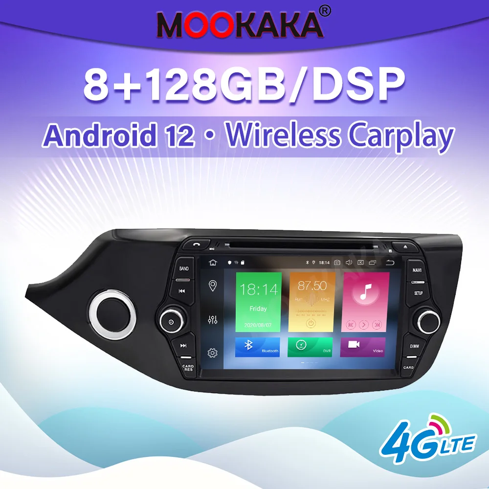

Сенсорный экран Android 12 для KIA CEED 2013-2016, радио, мультимедиа, GPS, навигатор, проигрыватель, автомобильная Беспроводная стереосистема для Carplay, ру...