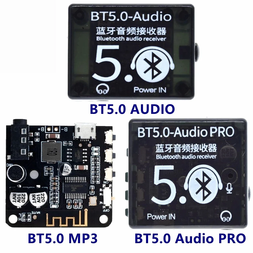 

Mini Bluetooth 5.0 Decoder Board Audio Receiver BT5.0 PRO with Case MP3 Lossless Player Wireless Stereo Music Amplifier Module