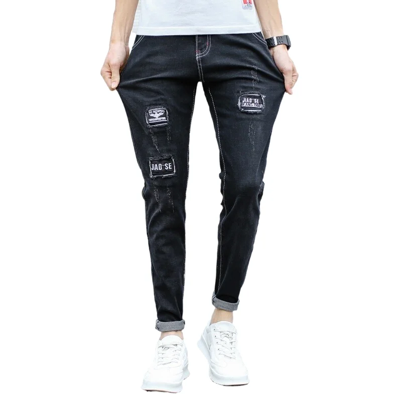 

Quality Jeans Pants Denim Casual Fashion Streetwear Denim Trousers Jeans Homme Jeans Mens Pants Mens Straight Slim Pencil pants