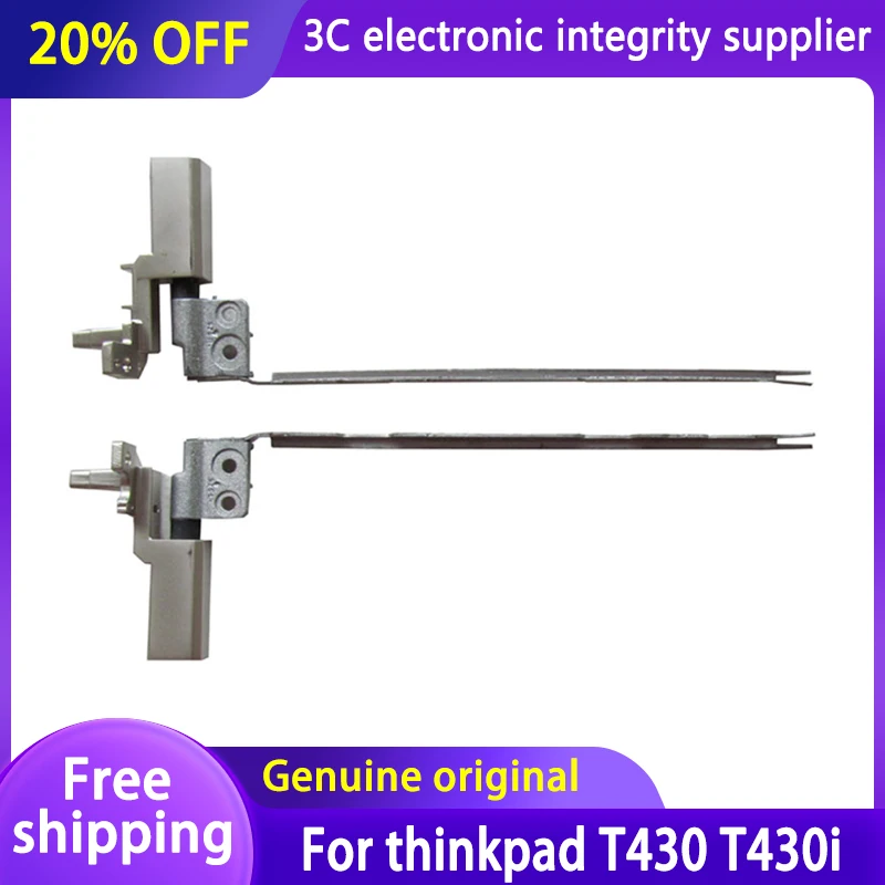 

New Laptop Hinge For Lenovo Thinkpad T430 T430i LCD Hinges Screen Left And Right Axis Shaft 04W6863 04W6864
