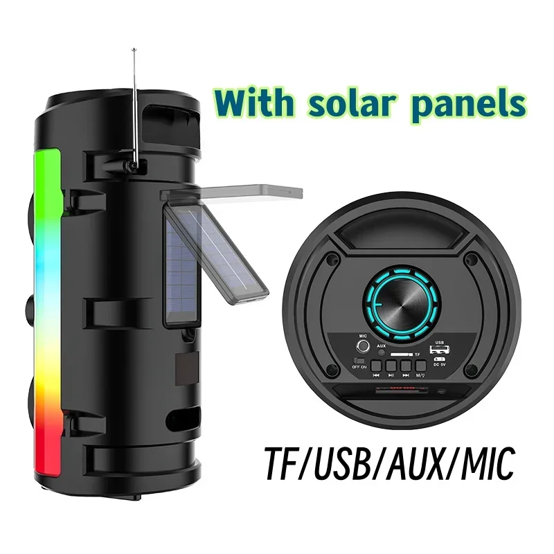 Колонка для караоке Bluetooth колонка с подсветкой