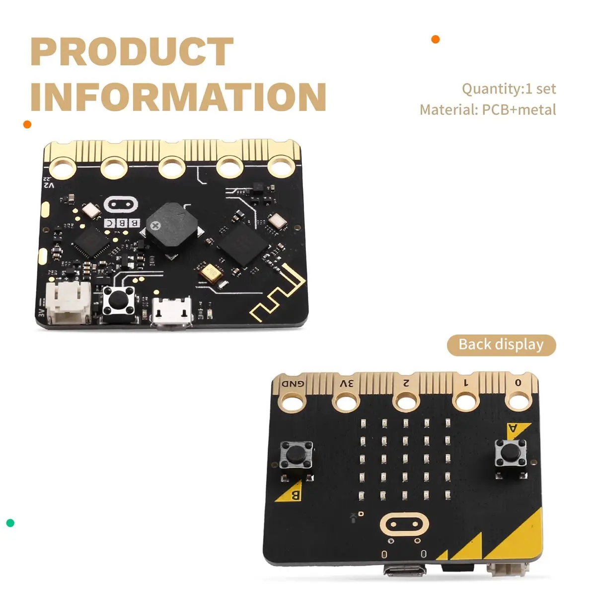 Фото Набор материнских плат Dynamic BBC Micro:bit V2.2: Введение в графическое программирование на Python для начальной и средней школы №2