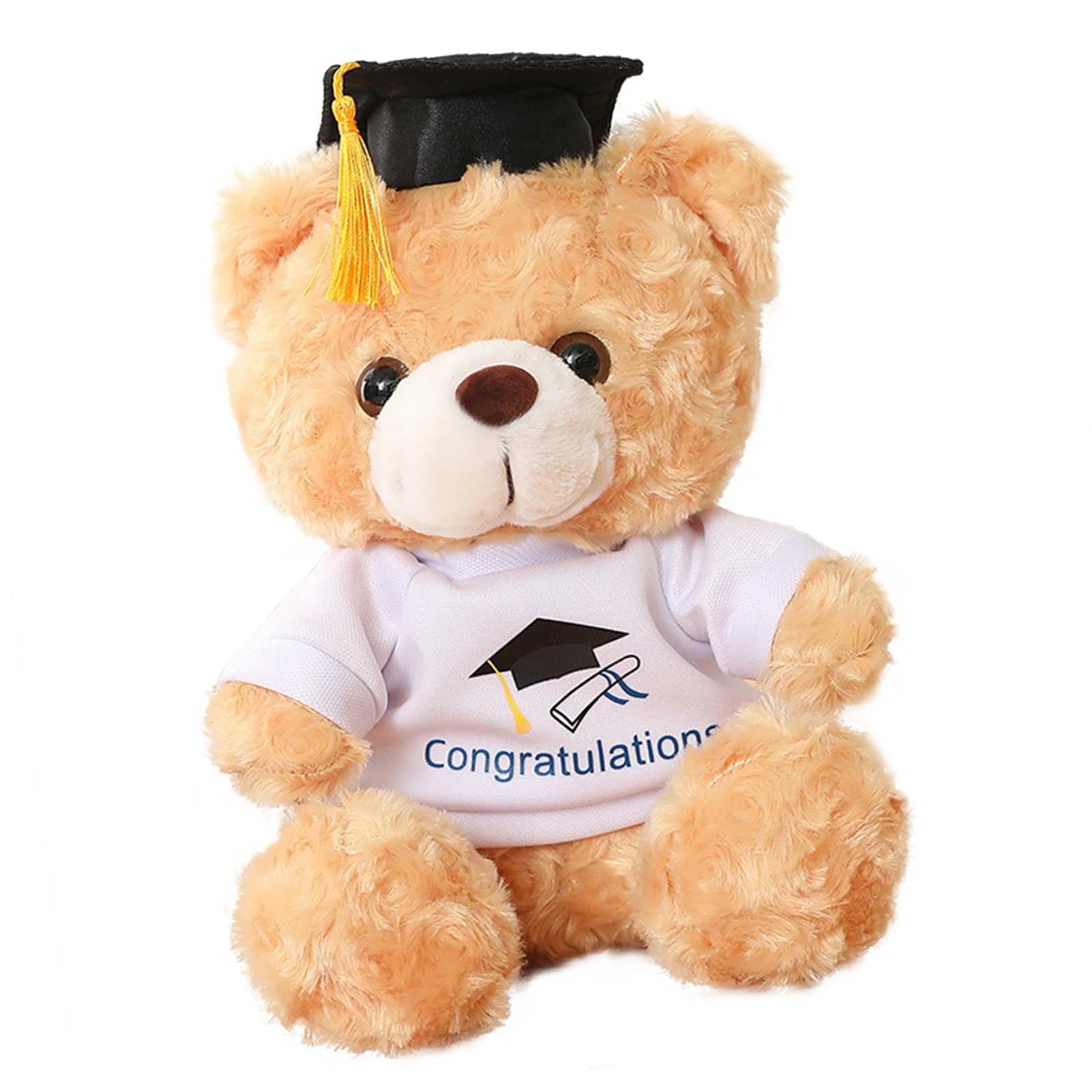 

2022 милый медведь на выпускной, плюшевая игрушка, мягкий милый Мишка Тедди с шапочкой, куклы-животные, подарки на выпускной для детей, девочек