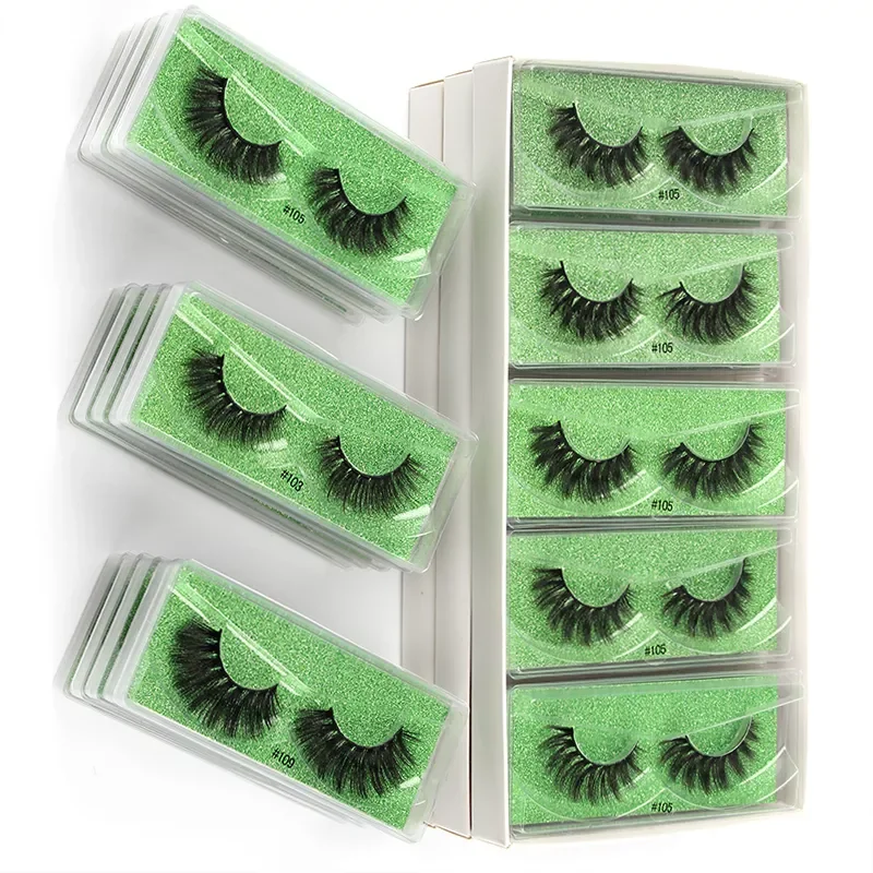 

NEW 4/20/50/200 Pairs Eyelash 3D Mink Lashes Natural soft False Eyelashes Reusable Messy Fake Lashes In Bulk Makeup Cilios