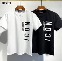 2022 harajuku authentic dsquared2 fashion trend senior unisex couple print t shirt dt731