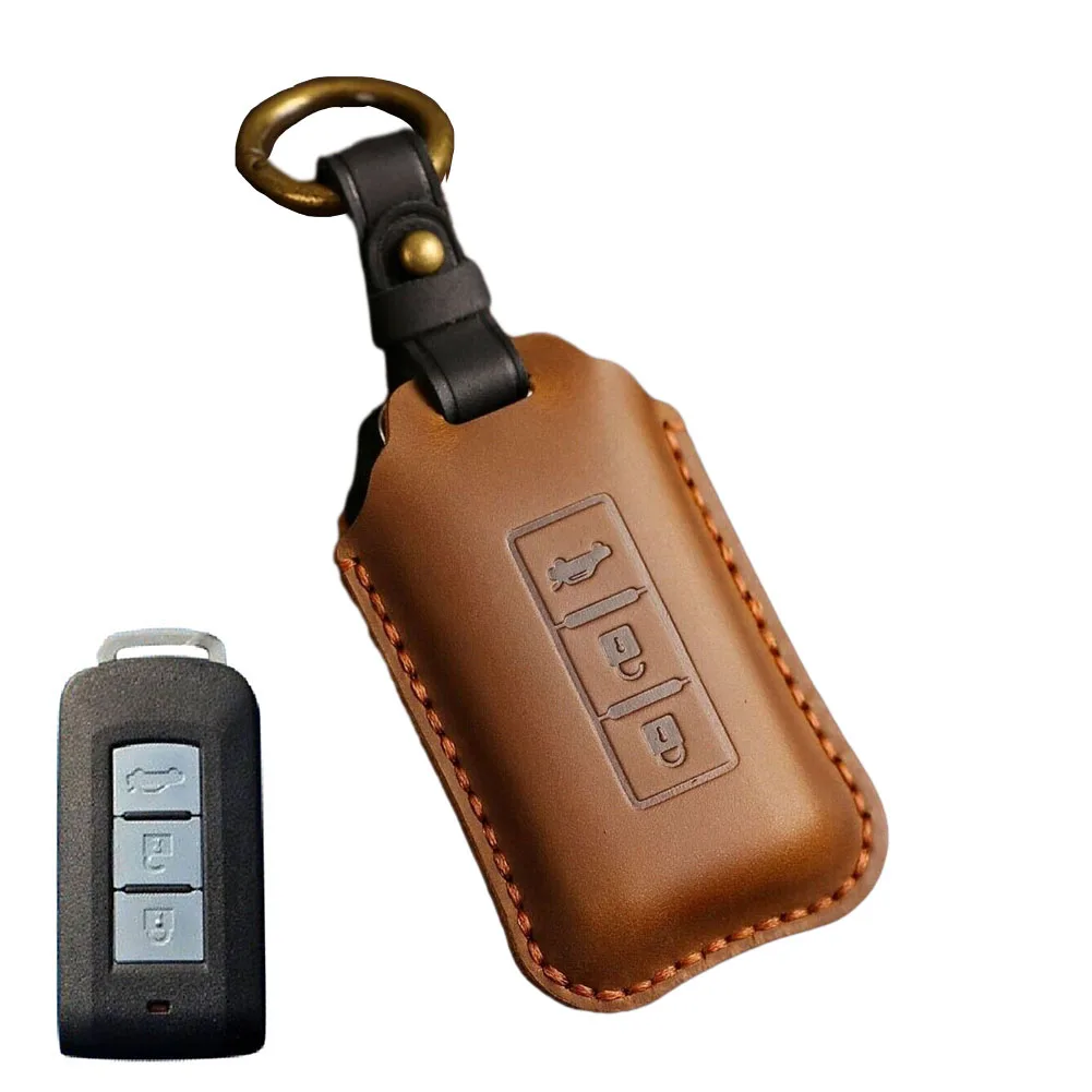 

Чехол для ключа, 3 кнопки, автомобильные аксессуары, украшения для автомобильных ключей, защита автомобильных ключей для ASX Outlander Lancer, абсолютно новый