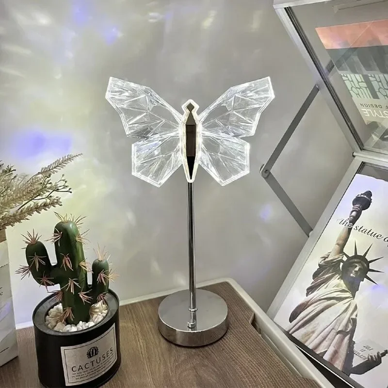 Светодиодная хрустальная бабочка