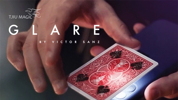 Glare By Victor Sanz and Agus Tjiu Close Up Magic Tricks Illusions Card Trick Decks Magician Props Gimmick Street Bar