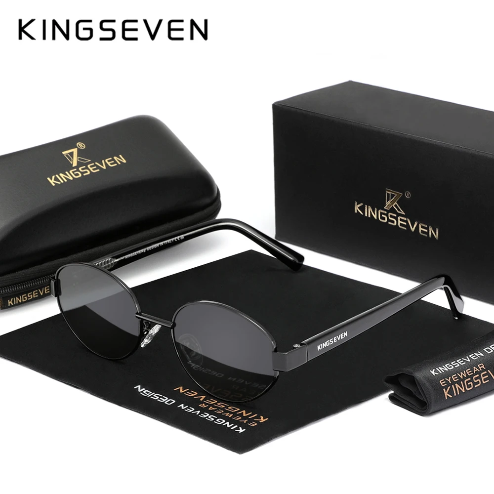 Солнцезащитные очки KINGSEVEN с защитой UV400 для мужчин и женщин модные солнечные