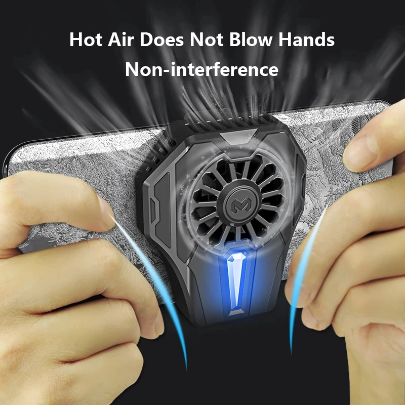 

Mobile Phone USB Game Cooler System Cooling Fan Gamepad Holder For Iphone Xiaomi Huawei Samsung Phone Cooler para celular