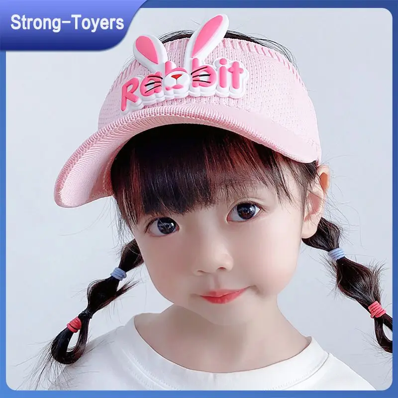 

Children Cartoon Rabbit Empty Top Hat Summer Duck Men And Women Baby Tongue Cap Sunscreen Sun Hat Outdoor Equipment