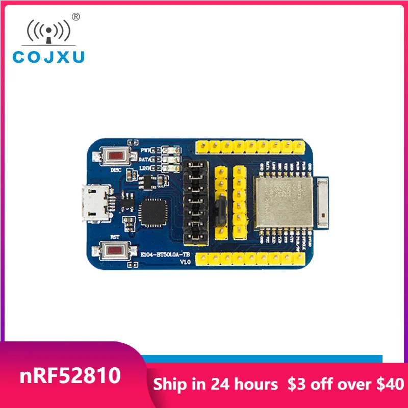 Тестовая плата nRF52810 USB, тестовый комплект для модуля BLE 5,0 2,4 ГГц Bluetooth E104-BT5010A-TB