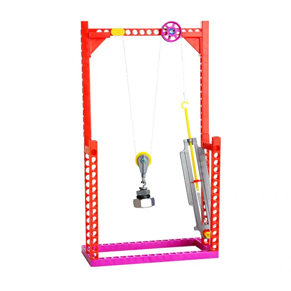 

Durable Interactive DIY Pulley Dynamometer Model Educational Physical Experiments Toy Materials Kit Exquisite