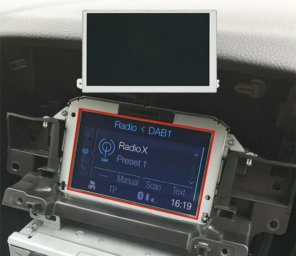 Радио ЖК-экран для Ford Fiesta Focus Kuga Ranger Transit C-Max Nav MFD низкое Naviation дисплей ремонт