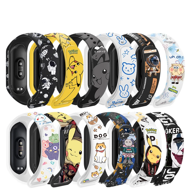 

Pokémon Cartoon Pattern Children's Watch Pikachu Cartoon Silicone Color Printing Personalized Pattern Replacement Strap